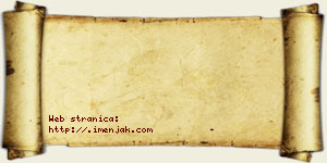 Mina Ničić vizit kartica